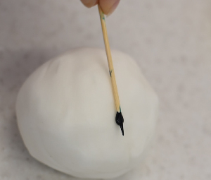 Add a small amount of paste colour